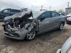 Salvage cars for sale from Copart Chicago Heights, IL: 2018 Chevrolet Cruze LT