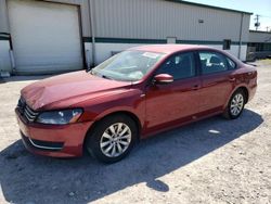 Salvage cars for sale from Copart Leroy, NY: 2015 Volkswagen Passat S