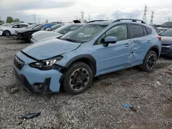 Salvage cars for sale from Copart Elgin, IL: 2021 Subaru Crosstrek Premium