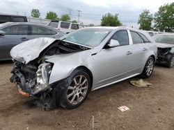 Salvage cars for sale at Elgin, IL auction: 2013 Cadillac CTS Luxury Collection