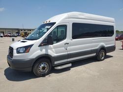 Salvage cars for sale at Wilmer, TX auction: 2017 Ford Transit T-350 HD