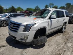 Salvage cars for sale at Madisonville, TN auction: 2017 Cadillac Escalade Premium Luxury