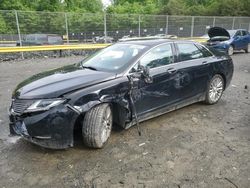 Salvage cars for sale at Waldorf, MD auction: 2016 Lincoln MKZ