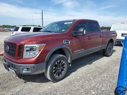 Salvage cars for sale at Temple, TX auction: 2017 Nissan Titan XD SL