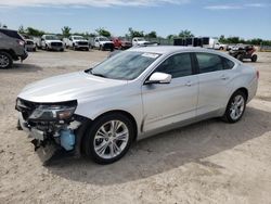 Chevrolet Impala lt salvage cars for sale: 2015 Chevrolet Impala LT