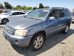 Salvage cars for sale from Copart Martinez, CA: 2006 Toyota Highlander Hybrid