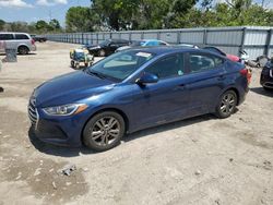 Salvage cars for sale at Riverview, FL auction: 2018 Hyundai Elantra SEL