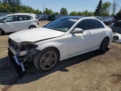 Vehiculos salvage en venta de Copart Bowmanville, ON: 2019 Mercedes-Benz C 300 4matic