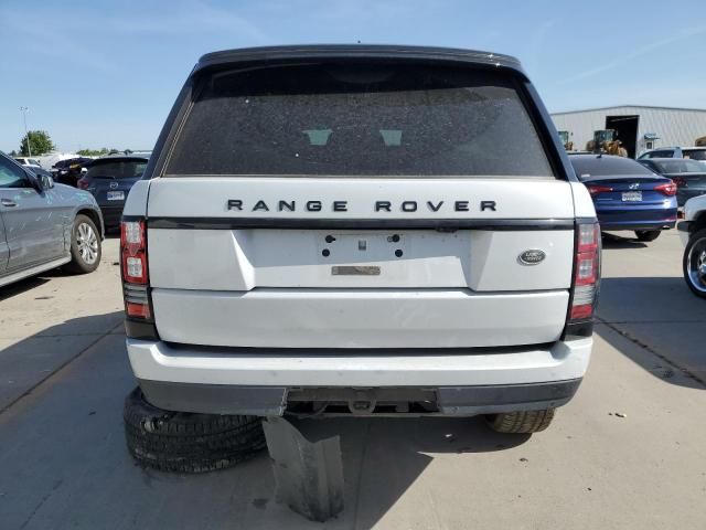 2016 Land Rover Range Rover HSE