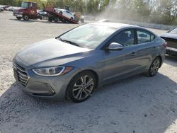 Salvage cars for sale at North Billerica, MA auction: 2018 Hyundai Elantra SEL