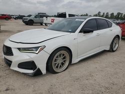 Acura tlx Tech a salvage cars for sale: 2021 Acura TLX Tech A