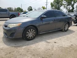 Salvage cars for sale from Copart Riverview, FL: 2012 Toyota Camry Base