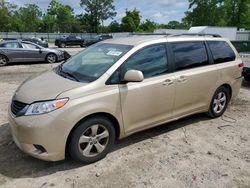 Salvage cars for sale at Hampton, VA auction: 2011 Toyota Sienna LE
