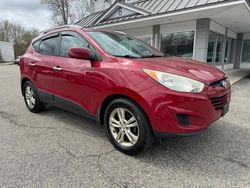 Salvage cars for sale at North Billerica, MA auction: 2010 Hyundai Tucson GLS