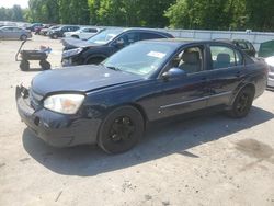 Vehiculos salvage en venta de Copart Glassboro, NJ: 2006 Chevrolet Malibu LT