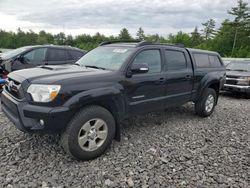 Salvage cars for sale at Windham, ME auction: 2015 Toyota Tacoma Double Cab Long BED