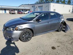 Salvage cars for sale at Arlington, WA auction: 2018 Nissan Sentra S