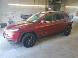 Salvage cars for sale from Copart Angola, NY: 2016 Jeep Cherokee Latitude