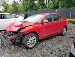 Salvage cars for sale from Copart Waldorf, MD: 2013 Mazda 3 I