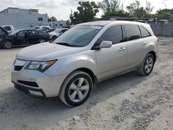 Salvage cars for sale from Copart Opa Locka, FL: 2010 Acura MDX