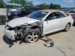 Salvage cars for sale at Spartanburg, SC auction: 2005 Toyota Camry Solara SE