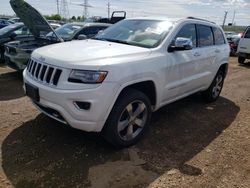 Vehiculos salvage en venta de Copart Elgin, IL: 2014 Jeep Grand Cherokee Overland