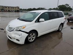 Toyota Sienna LE salvage cars for sale: 2015 Toyota Sienna LE