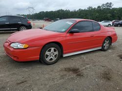 Salvage cars for sale from Copart Greenwell Springs, LA: 2001 Chevrolet Monte Carlo SS