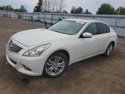 Salvage cars for sale at Bowmanville, ON auction: 2011 Infiniti G37