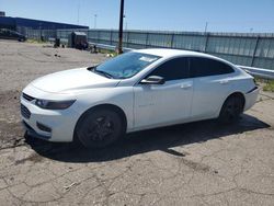 Salvage cars for sale at Woodhaven, MI auction: 2017 Chevrolet Malibu LS