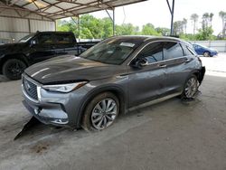 Salvage cars for sale from Copart Cartersville, GA: 2021 Infiniti QX50 Luxe