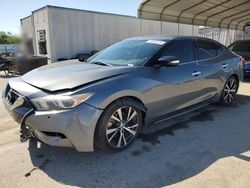 Salvage cars for sale from Copart Fresno, CA: 2018 Nissan Maxima 3.5S