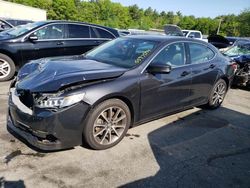 Salvage cars for sale at Exeter, RI auction: 2016 Acura TLX