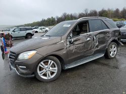 Salvage cars for sale at Brookhaven, NY auction: 2012 Mercedes-Benz ML 350 4matic