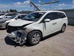 Salvage cars for sale at Kansas City, KS auction: 2016 Honda Odyssey EXL