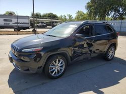 Vehiculos salvage en venta de Copart Sacramento, CA: 2018 Jeep Cherokee Limited