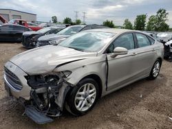 Salvage cars for sale at Elgin, IL auction: 2015 Ford Fusion SE