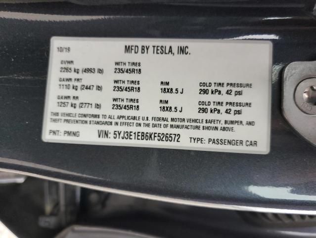 2019 Tesla Model 3