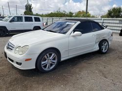 Salvage cars for sale at Miami, FL auction: 2008 Mercedes-Benz CLK 350