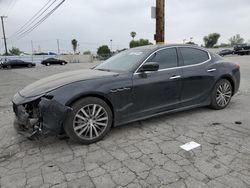 Salvage cars for sale at Colton, CA auction: 2016 Maserati Ghibli