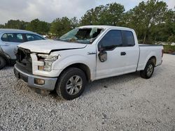 Salvage cars for sale at Houston, TX auction: 2016 Ford F150 Super Cab