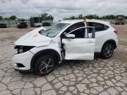 Salvage cars for sale at Kansas City, KS auction: 2022 Honda HR-V EX