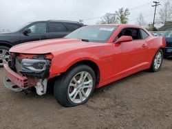 Salvage cars for sale at New Britain, CT auction: 2015 Chevrolet Camaro LS