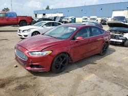 Salvage cars for sale from Copart Woodhaven, MI: 2016 Ford Fusion SE