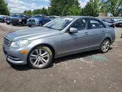 Salvage cars for sale from Copart Finksburg, MD: 2013 Mercedes-Benz C 300 4matic