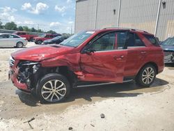 Vehiculos salvage en venta de Copart Lawrenceburg, KY: 2016 Mercedes-Benz GLE 350 4matic