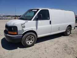 Salvage trucks for sale at Antelope, CA auction: 2010 Chevrolet Express G1500