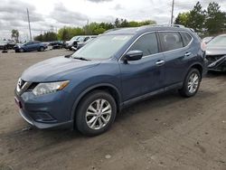 Salvage cars for sale at Denver, CO auction: 2015 Nissan Rogue S