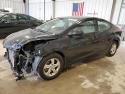 Salvage cars for sale at Franklin, WI auction: 2014 Hyundai Elantra SE