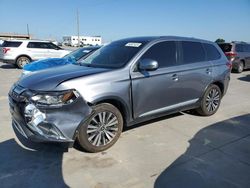 Salvage cars for sale at Grand Prairie, TX auction: 2019 Mitsubishi Outlander SE